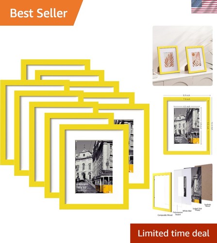 Chic matte finish yellow 8x10 - finish,